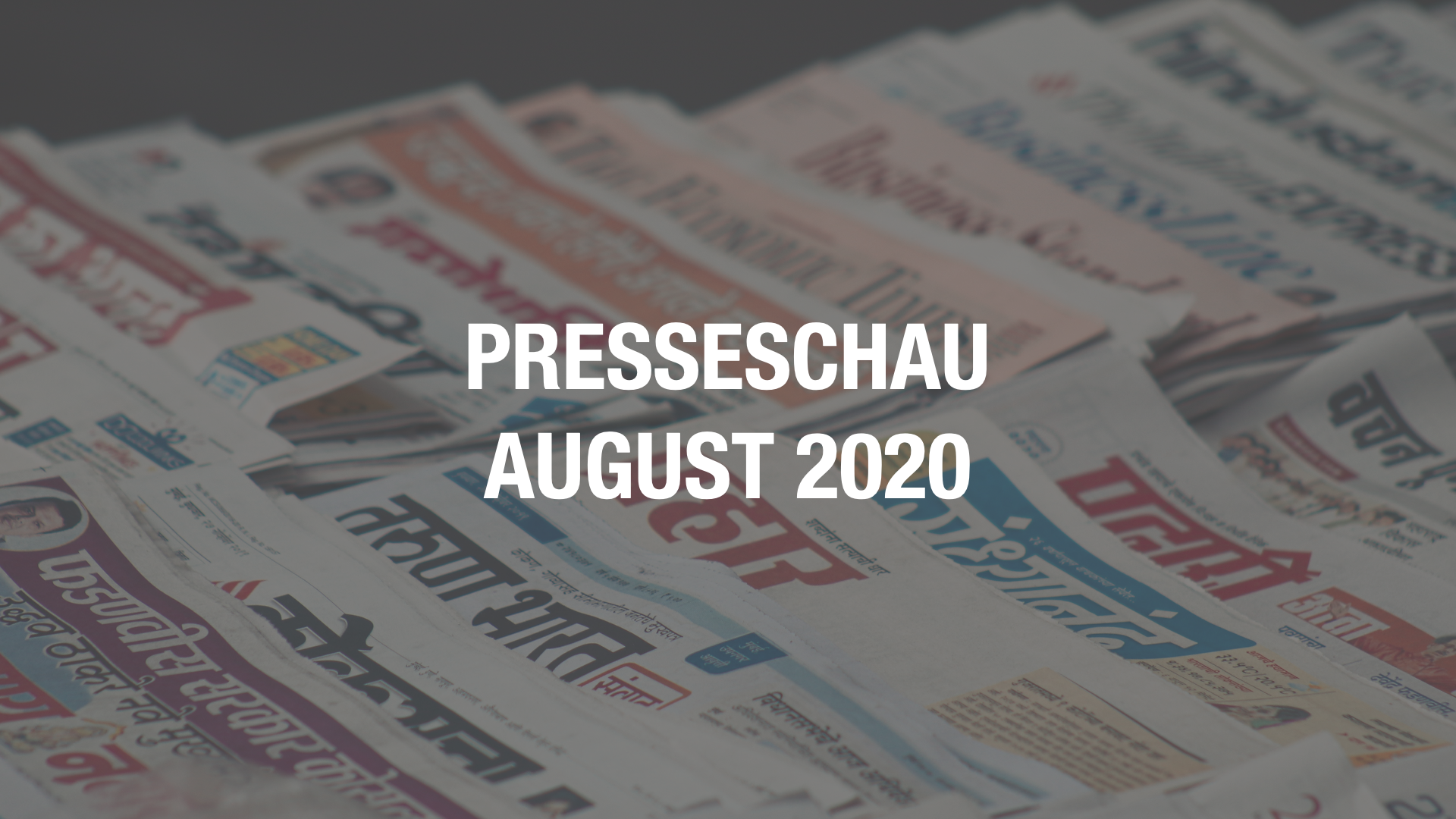 Presseschau Coworking August 2020